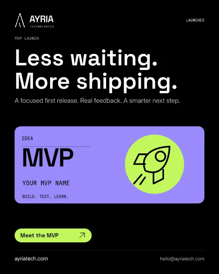 From idea to first users flyer preview