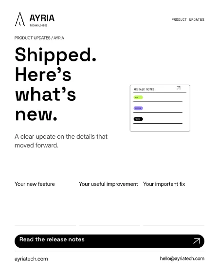 What’s new in the build flyer preview