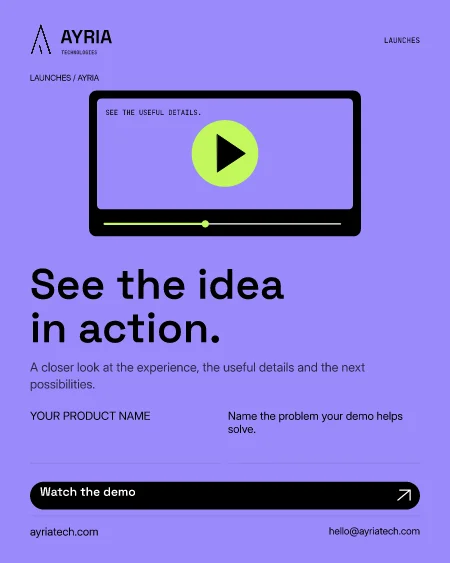 Show what the product can do flyer preview