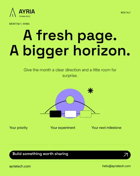 A month of possibilities flyer preview