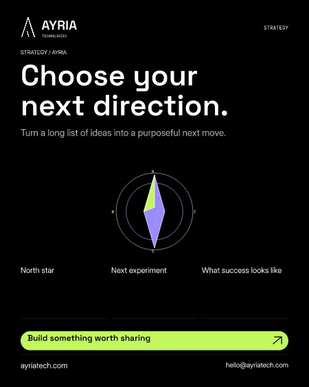 The roadmap compass flyer preview