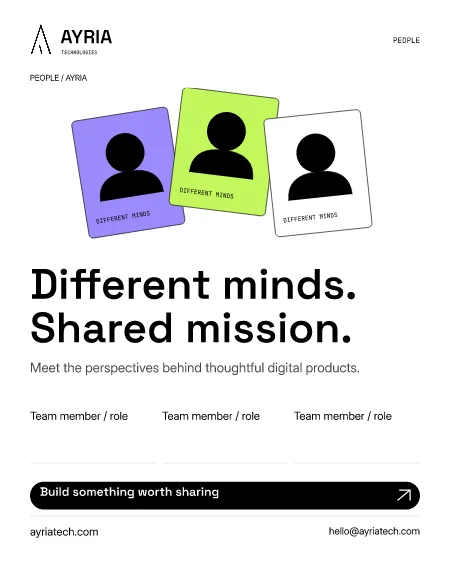 Different minds, shared mission flyer preview