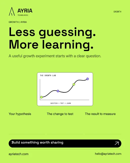The growth experiment flyer preview